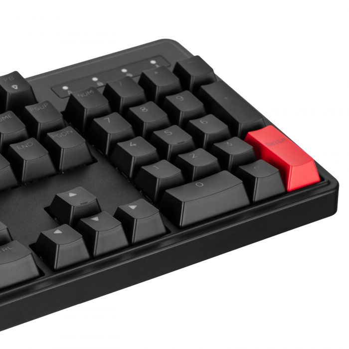 Клавіатура механічна Lemokey  X3 104Key, Keychron Brown, USB-A, QMK/VIA, Hot-Swap, EN/UKR, RGB, чорний