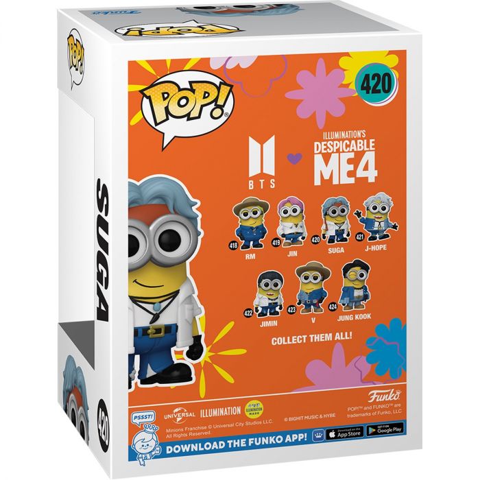 Фігурка Funko POP Rocks: Minions X BTS - Suga