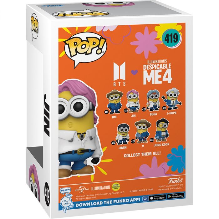 Фігурка Funko POP Rocks: Minions X BTS - Jin