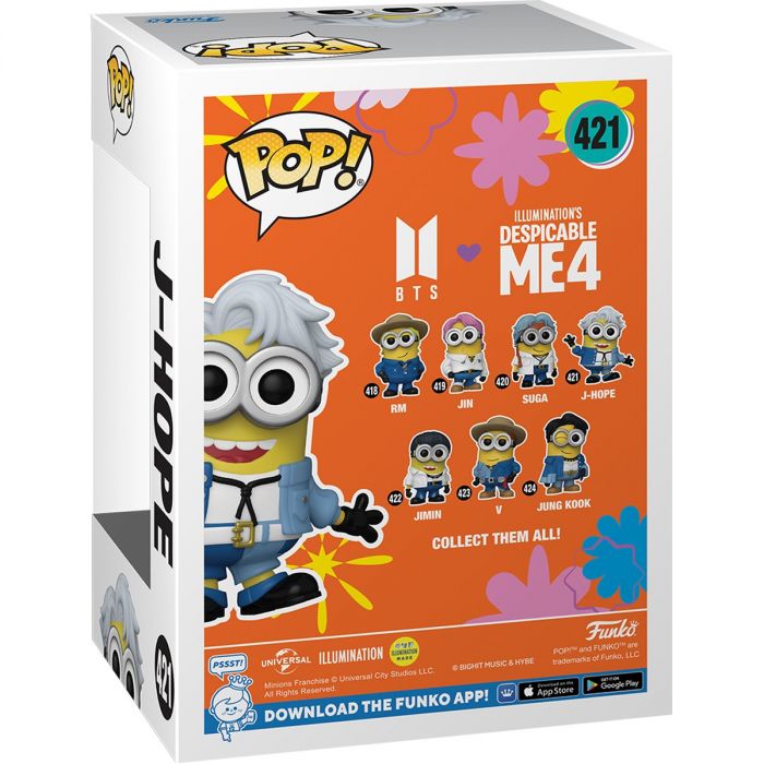Фігурка Funko POP Rocks: Minions X BTS - J-Hope