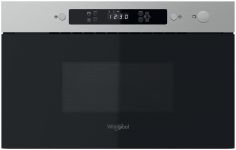 Мікрохвильова піч Whirlpool вбудована, 22л, електронне упр., 750Вт, дисплей, нерж