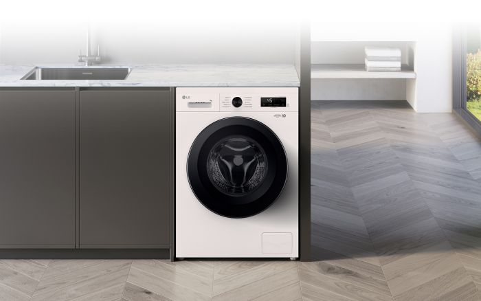 Пральна машина LG фронтальна, 7кг, 1200, A+++, 44см, дисплей, пара, інвертор, білий