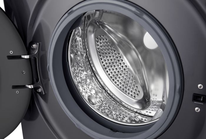 Пральна машина LG фронтальна, 6.5кг, 1200, A+++, 44см, дисплей, пара, інвертор, чорний