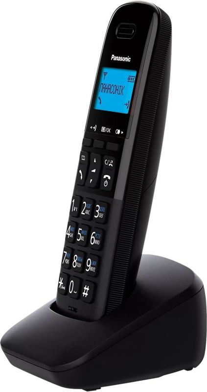 Радіотелефон DECT Panasonic KX-TGB610UAB, чорний