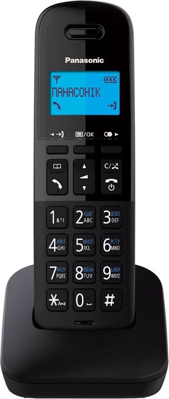 Радіотелефон DECT Panasonic KX-TGB610UAB, чорний