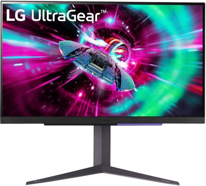 Монітор LG 27" 27GR93U-B 2xHDMI, DP, USB, Audio, IPS, 3840x2160, 144Hz, 1ms, DCI-P3 95%, G-SYNC, FreeSync, Pivot, HDR400