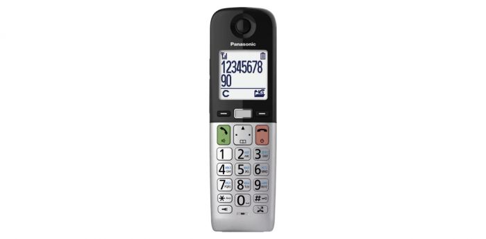 Радіотелефон DECT Panasonic KX-TGU410UCB, чорно-сріблястий