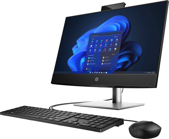 Комп'ютер персональний моноблок HP ProOne 440-G9 23.8" FHD IPS AG, Intel i5-13500T, 16GB, F512GB, UMA, WiFi, кл+м, 3р, DOS, чорний