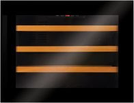 Холодильник Hansa вбудований для вина, 45.5x59х60.8, холод.відд.-63л, зон - 1, бут-28, ST, диспл внутр., чорний