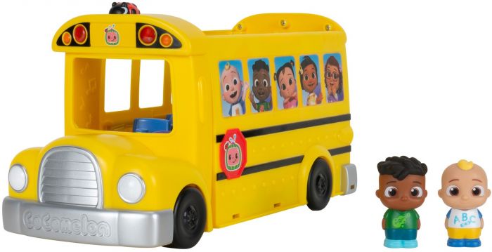 Ігровий набір CoComelon Vehicle Шкільний автобус трансформер, світло, звук