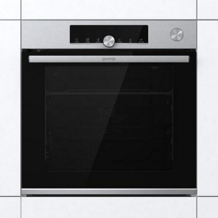 Духова шафа Gorenje електрична, 77л, A+, пара, дисплей, готування на різних рівнях, нерж
