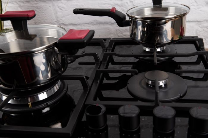 Варильна поверхня Hansa газова, 59см, чавун, чорний