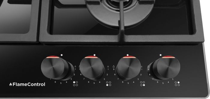 Варильна поверхня Hansa газова, 59см, чавун, чорний