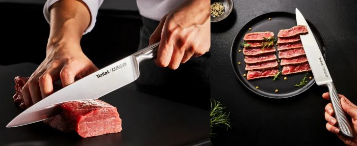 Кухонний ніж шеф-кухаря Tefal Precision, 20см, нержавіюча сталь