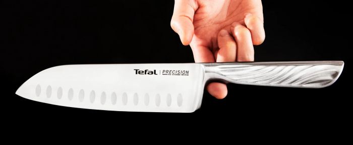 Кухонний ніж сантоку Tefal Precision, 16.5см, нержавіюча сталь