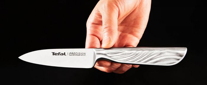 Кухонний ніж Tefal Precision, для овочів, 9см, нержавіюча сталь