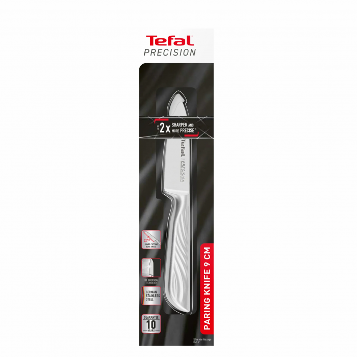 Кухонний ніж Tefal Precision, для овочів, 9см, нержавіюча сталь