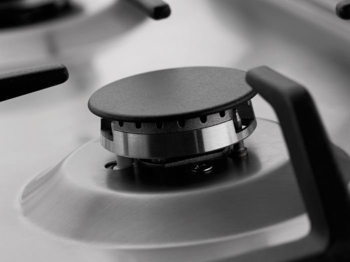 Варильна поверхня Hansa комбінована (3 газ + 1 електро), 59см, чавун, нерж