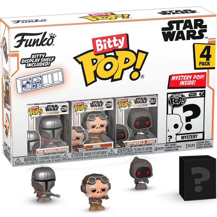 Набір подарунковий Funko POP (Bitty): Mandalorian - Mandalorian 4pk