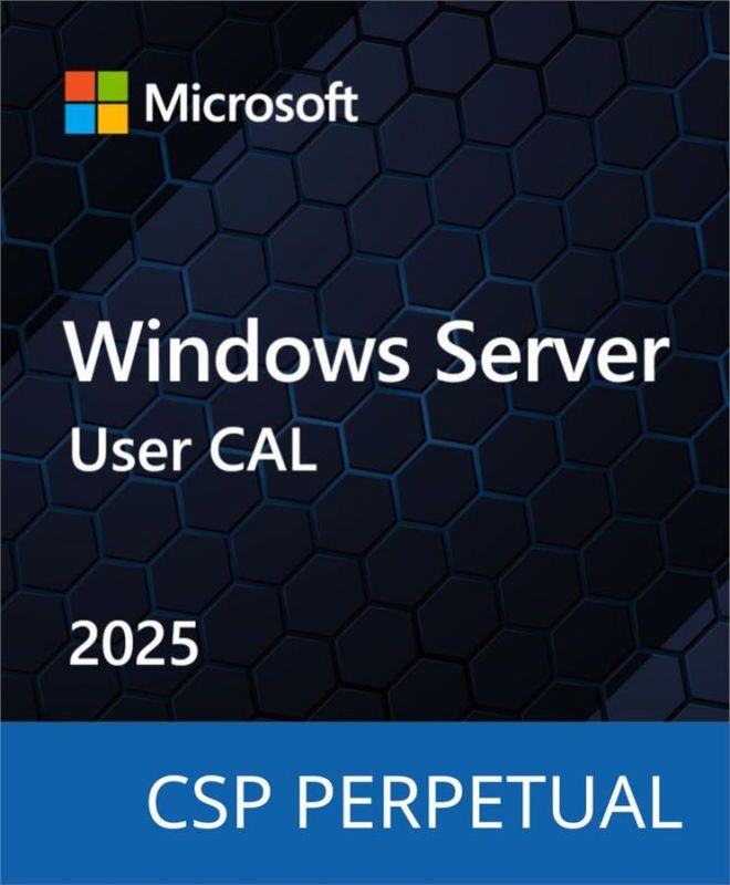 Програмний продукт Microsoft Windows Server 2025 - 1 User CAL