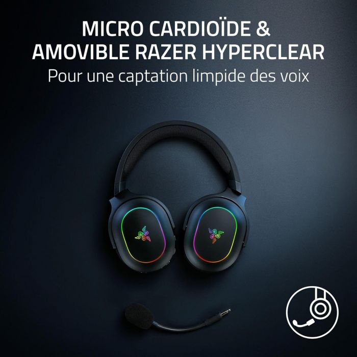 Гарнітура ігрова Razer Barracuda X Chroma, BT/WL, RGB, чорний