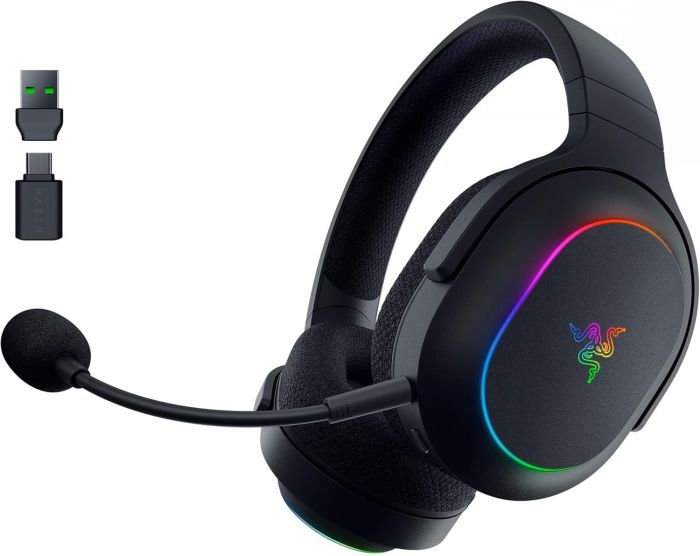 Гарнітура ігрова Razer Barracuda X Chroma, BT/WL, RGB, чорний