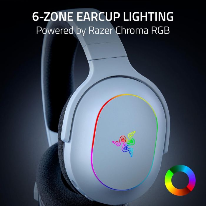 Гарнітура ігрова Razer Barracuda X Chroma, BT/WL, RGB, білий