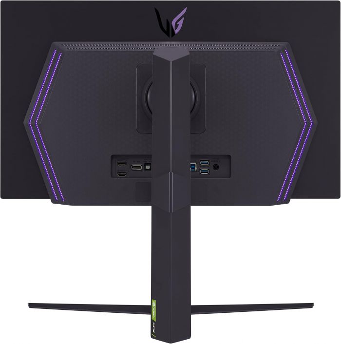 Монітор LG 27" 27GS95QE-B 2xHDMI, DP, USB, Audio, OLED, 2560x1440, 240Hz, 0.03ms, DCI-P3 98.5%, G-SYNC, FreeSync, AdaptiveSync, Pivot, DisplayHDR TRUE BLACK 400