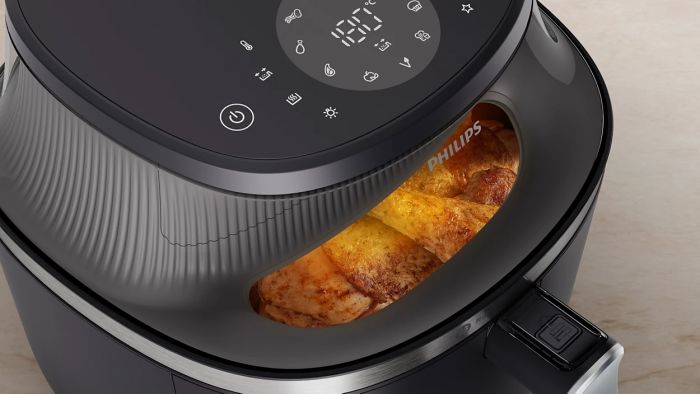 Мультипіч Philips Ovi XL Series 3000, 2000Вт, чаша-7.2л, сенсорне управл., 16 авто. програм, з віконцем, пластик, чорний