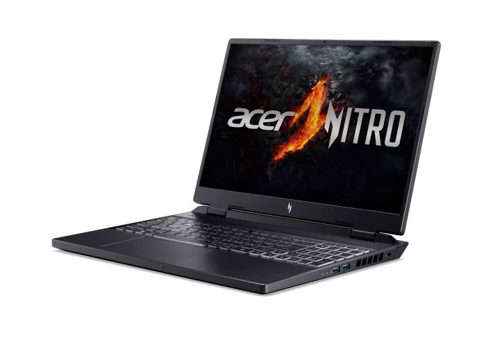 Ноутбук Acer Nitro 16 AN16-42 16" WUXGA IPS, AMD R7-8845HS, 16GB, F512GB, NVD4060-8, Lin, чорний