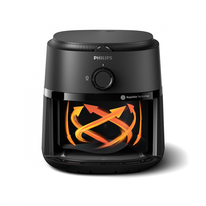 Мультипіч Philips Ovi S, 1500Вт, чаша-3.4л, механічне керув., пластик, чорний