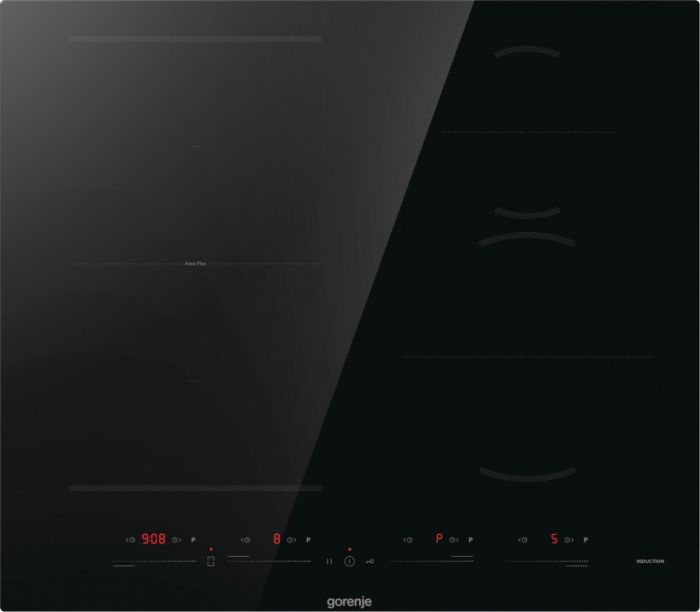 Варильна поверхня Gorenje індукційна, 60см, PowerBoost, TouchControl, збільшена площа приготування, чорний