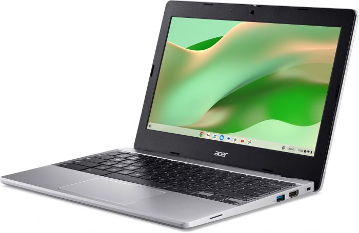 Ноутбук Acer Chromebook CB311-12H 11" IPS, Intel C N100, 4GB, F64GB, UMA, ChromeOS, сріблястий