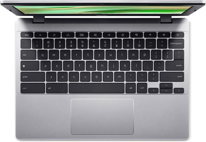 Ноутбук Acer Chromebook CB311-12H 11" IPS, Intel C N100, 4GB, F64GB, UMA, ChromeOS, сріблястий