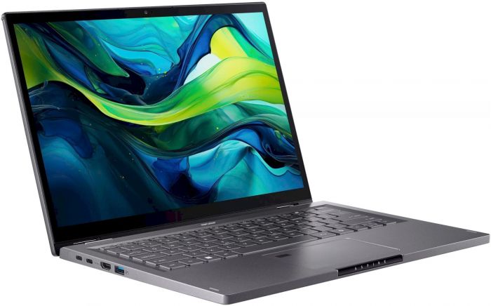 Ноутбук Acer Aspire Spin 14 ASP14-52MTN 14" WUXGA IPS Touch, Intel U7-155U, 32GB, F1TB, UMA, Win11, сірий