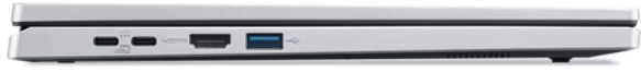 Ноутбук Acer Aspire Go Spin AGSP14-31PT 14" WUXGA IPS Touch, Intel 3-N355, 16GB, F512GB, UMA, Lin, сріблястий
