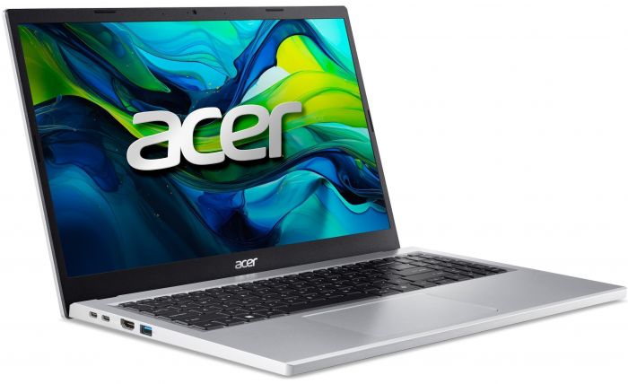 Ноутбук Acer Aspire Go AG15-32P 15.6" FHD IPS, Intel 3-N355, 8GB, F512GB, UMA, Lin, сріблястий