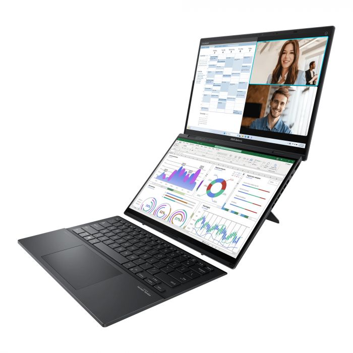 Ноутбук ASUS Zenbook Duo UX8406CA-PZ043W 14" 3K OLED, Intel Ultra 9 285H, 32GB, F1TB, UMA, Win11, Сірий