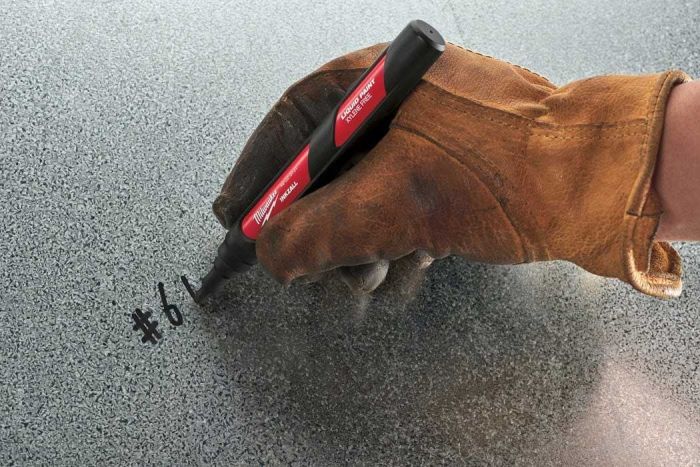 Маркер Milwaukee InkZAll LP, водостійкий, уф-стійкі, чорний