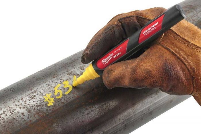 Маркер Milwaukee InkZAll LP, водостійкий, уф-стійкі, жовтий