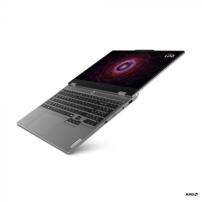 Ноутбук Lenovo LOQ-15ARP9 15.6" FHD IPS AG, AMD R7-7435HS, 16GB, F512GB, NVD4050-6, DOS, сірий