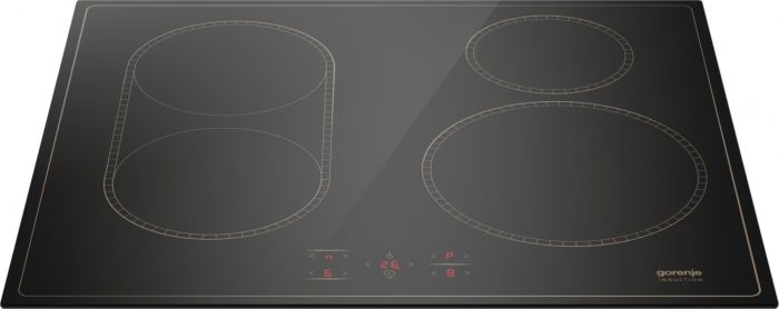 Варильна поверхня Gorenje індукційна, 60см, PowerBoost, TouchControl, поєднання конфорок, чорний