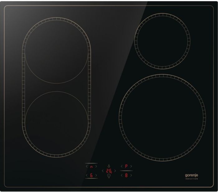 Варильна поверхня Gorenje індукційна, 60см, PowerBoost, TouchControl, поєднання конфорок, чорний
