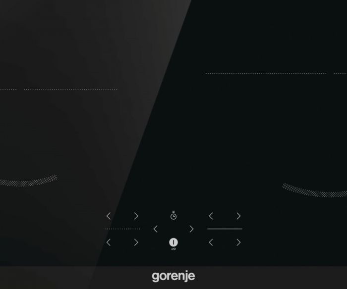 Варильна поверхня Gorenje індукційна, 60см, Bridge, TouchControl, чорний