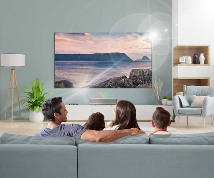 Проєктор ультракороткофокусний HP BP5000 UHD, 2000 lm, LASER, 0.23, WiFi, Smart Aptoide