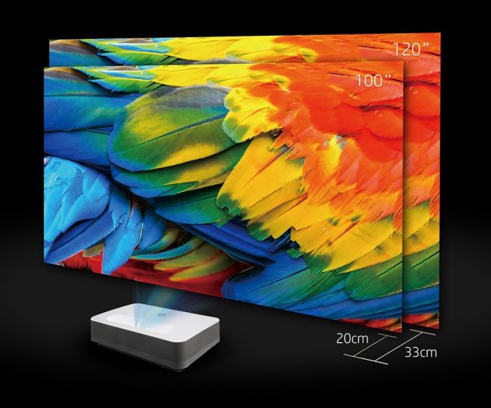 Проєктор ультракороткофокусний HP BP5000 UHD, 2000 lm, LASER, 0.23, WiFi, Smart Aptoide