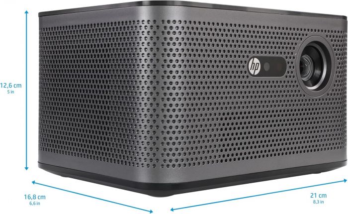 Проєктор HP MP2000PRO FHD, 650 lm, LED, 1.2, WiFi, Smart Aptoide