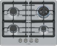 Варильна поверхня Bosch газова, 60см, чавун, WOK, нерж