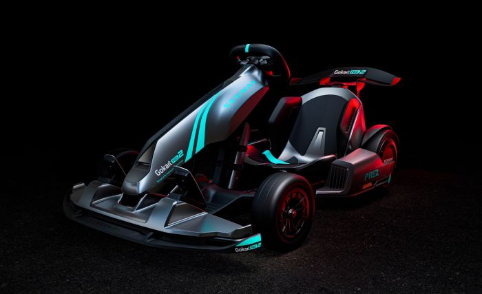 Карт Segway-Ninebot GoKart PRO 2, сіро-блакитний