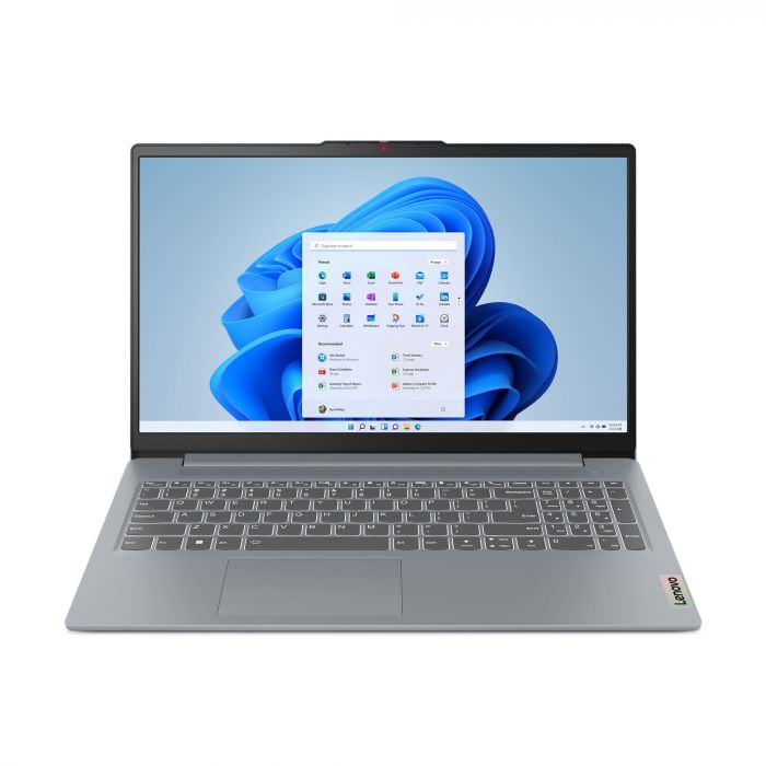 Ноутбук Lenovo IdeaPad Slim 3-15AMN8 15.6" FHD IPS AG, AMD R5-7520U, 16GB, F512GB, UMA, DOS, сірий